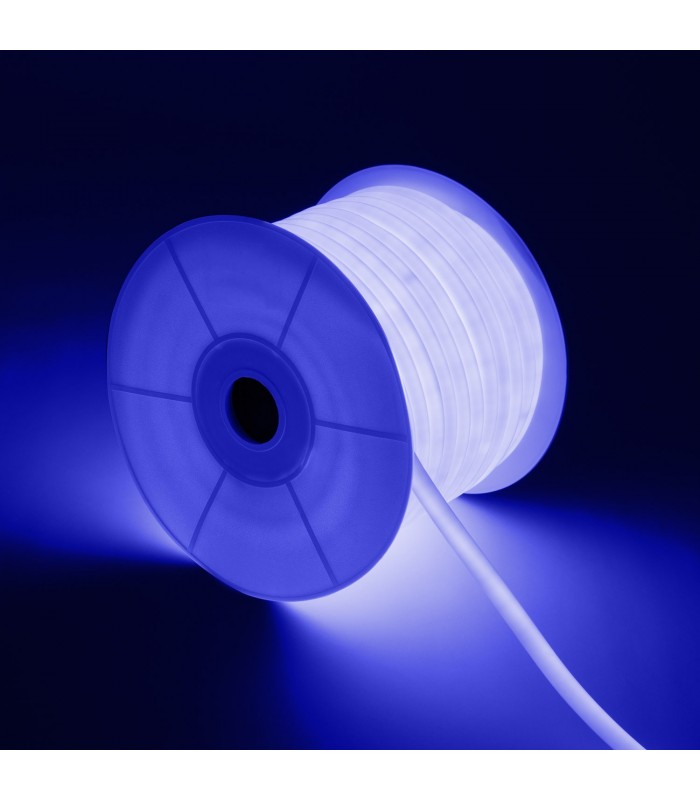 Bobina Neon Flex 360º 9W 270Lm IP67 Azul 50 Metros