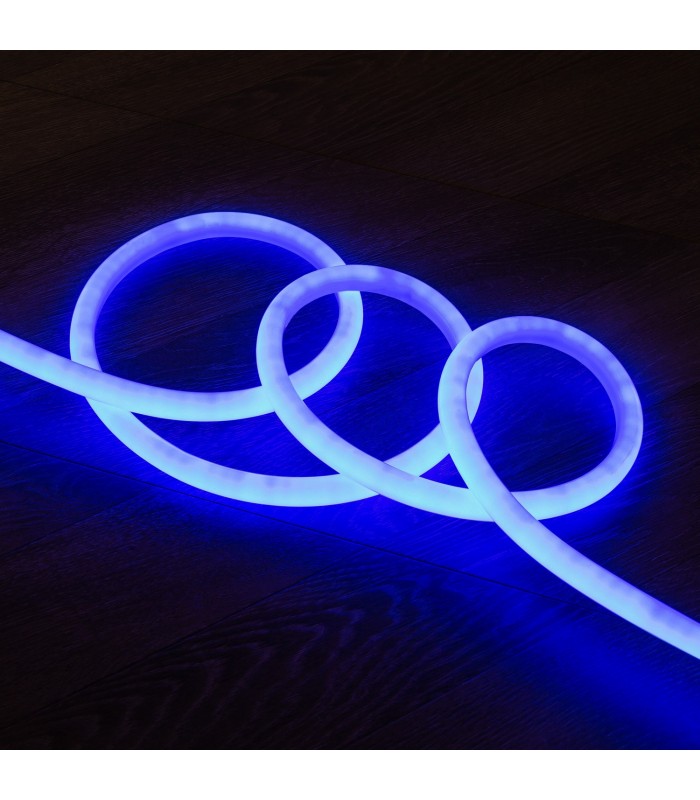 Bobina Neon Flex 360º 9W 270Lm IP67 Azul 50 Metros