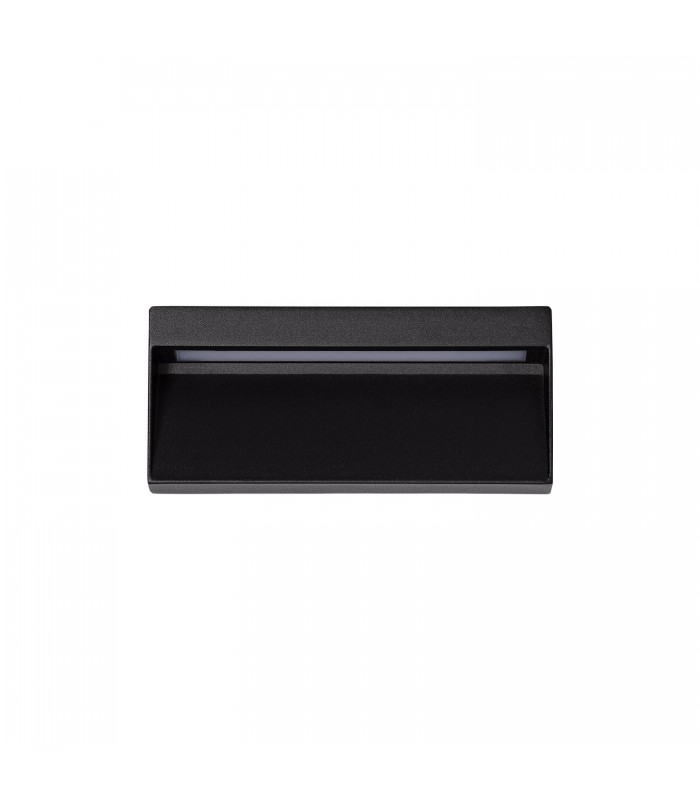 Baliza Pared Superficie 6W 400Lm IP54 Negro