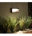 Baliza Pared Superficie 6W 400Lm IP54 Negro