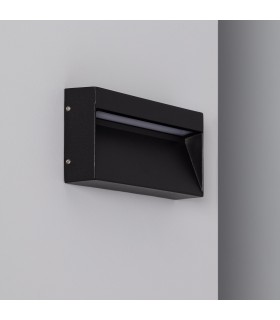 Baliza Pared Superficie 6W 400Lm IP54 Negro