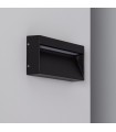 Baliza Pared Superficie 6W 400Lm IP54 Negro