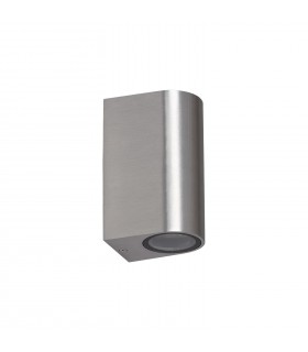 Aplique Pared Middle 2xGU10 Niquel IP44