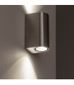 Aplique Pared Middle 2xGU10 Niquel IP44