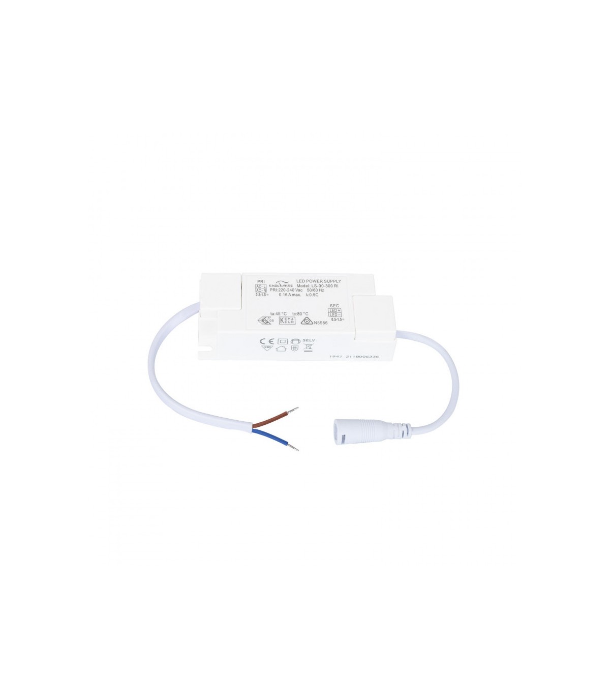 Driver EAGLERISE 30W OUT67-100VDC 300mA IP20