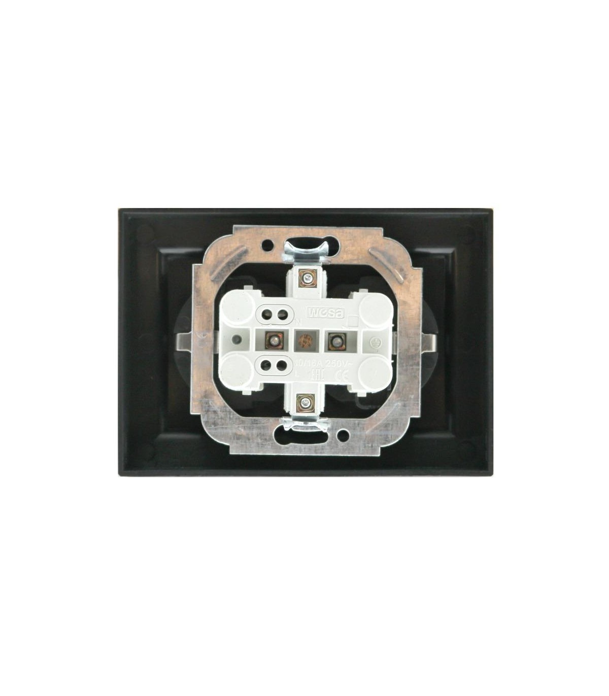 Enchufe Doble Schuko Serie EP 2P+TT 16A