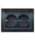Enchufe Doble Schuko Serie EP 2P+TT 16A