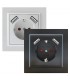 Enchufe Schuko Serie EP 2USB 2P+TT 16A