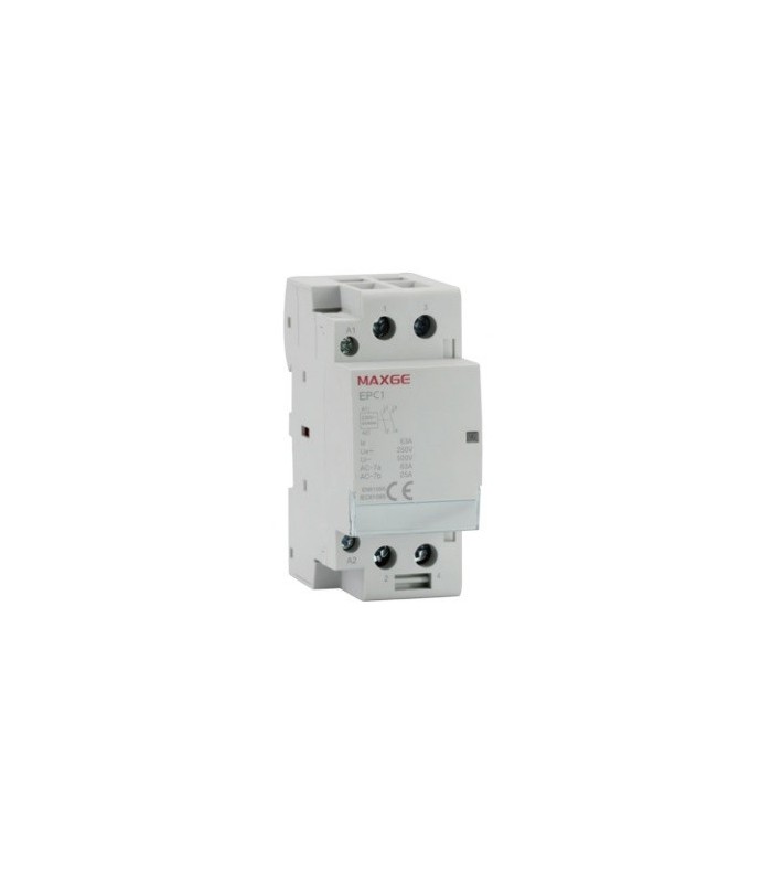 Contactor Modular (2 DIN) 2P (2NO) 63A