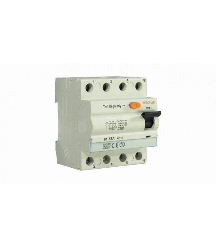 Diferencial Alpha + Selectivo ind + terciario. 4P 63A 300mA. Clase A s 10kA
