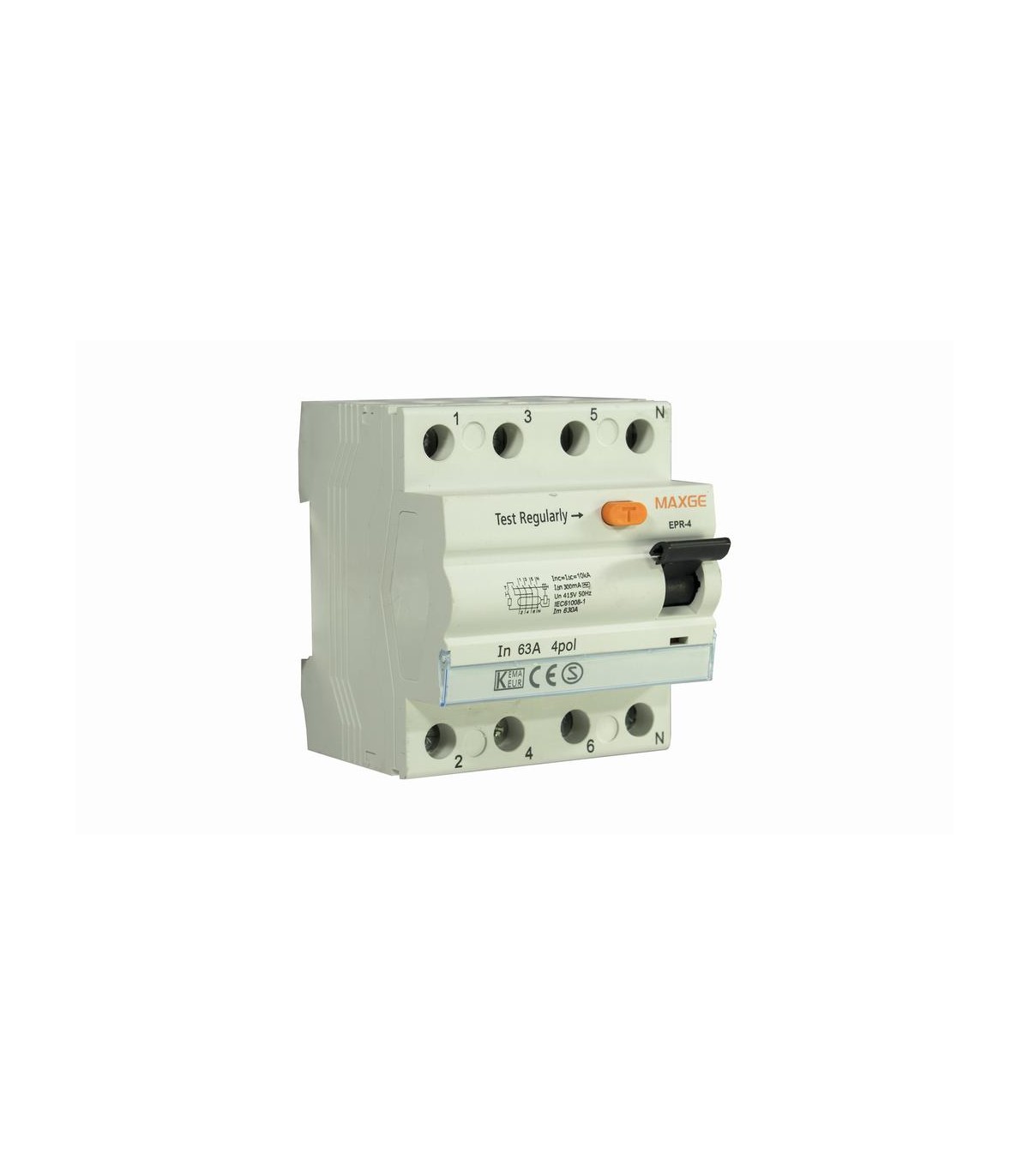 Diferencial Alpha + Selectivo ind + terciario. 4P 63A 300mA. Clase A s 10kA