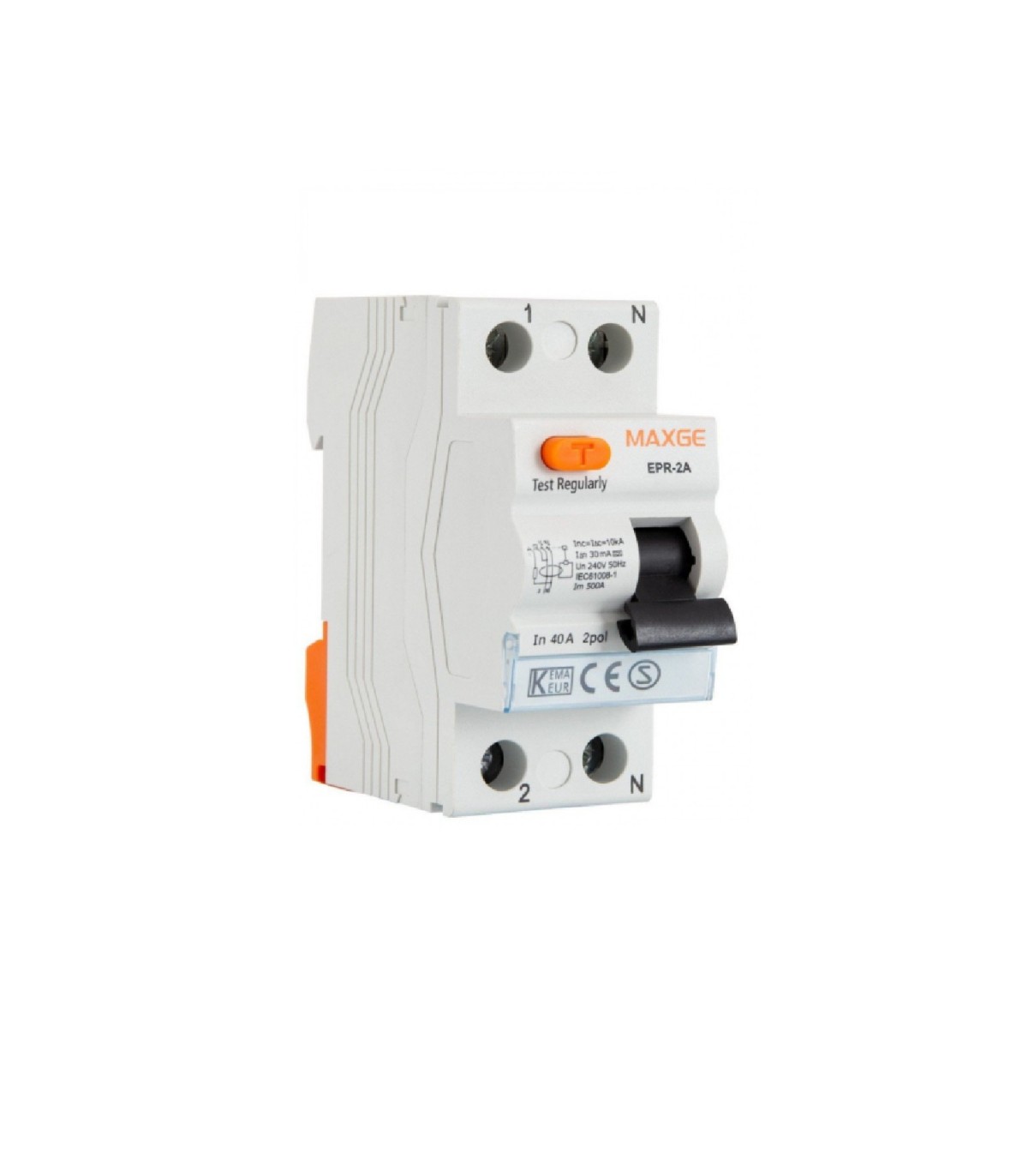 Interruptor Diferencial Residencial Superinmunizado 2P 30mA Clase A 10kA