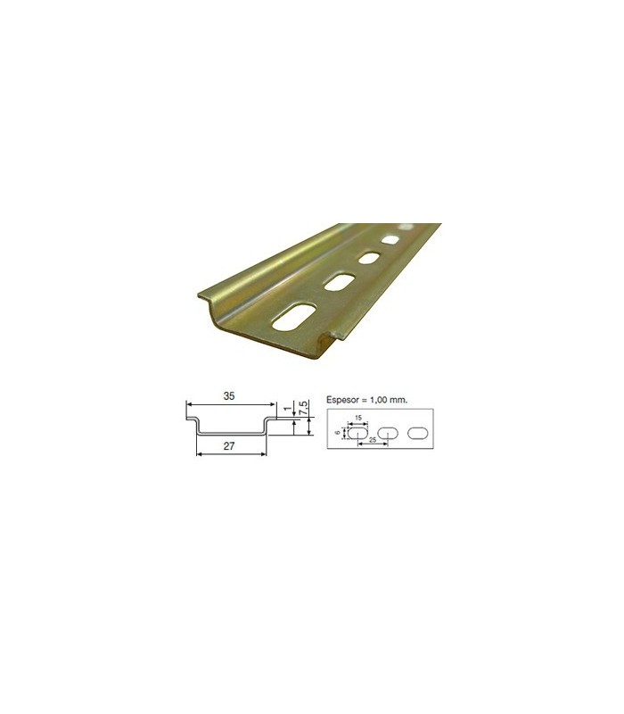 PERFIL "OMEGA" PERFORADO BICROMATADO -M-
