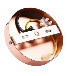 Lámpara Colgante Gumi Dorado Rosa 1xE27