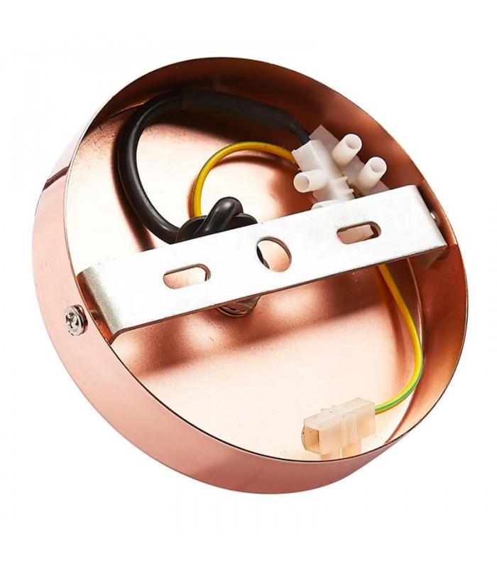Lámpara Colgante Gumi Dorado Rosa 1xE27