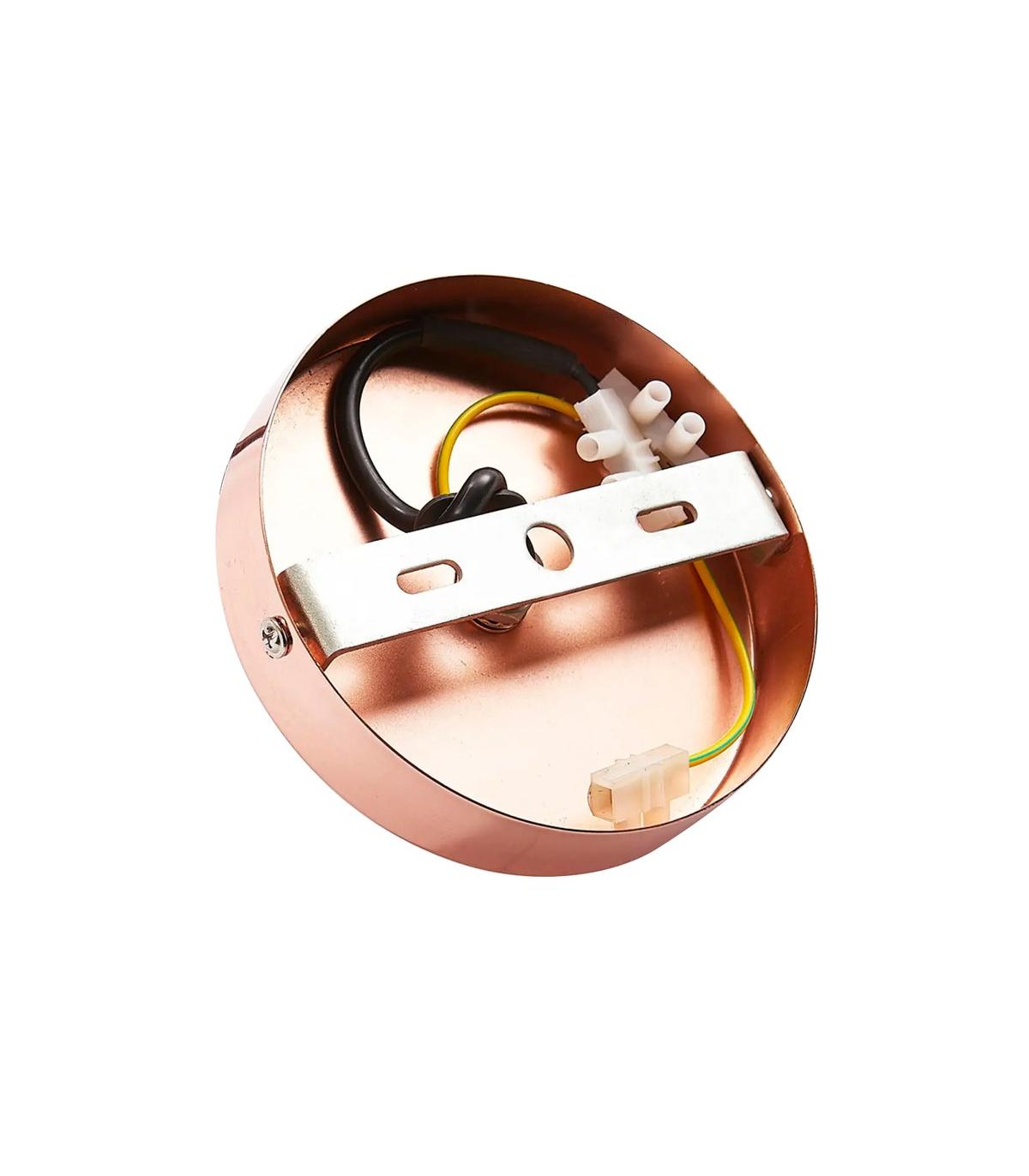 Lámpara Colgante Gumi Dorado Rosa 1xE27