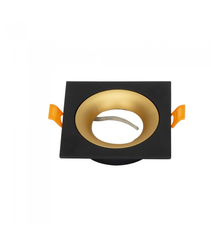 Aro Empotrable Anou Negro / Oro