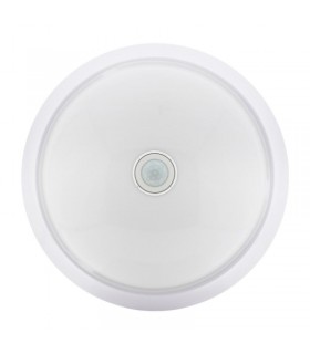 Plafón Superficie Nantes 2xE27 Con Sensor Movimiento