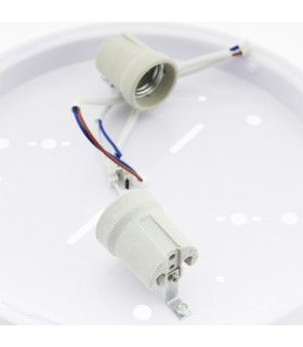 Plafón Superficie Nantes 2xE27 Con Sensor Movimiento