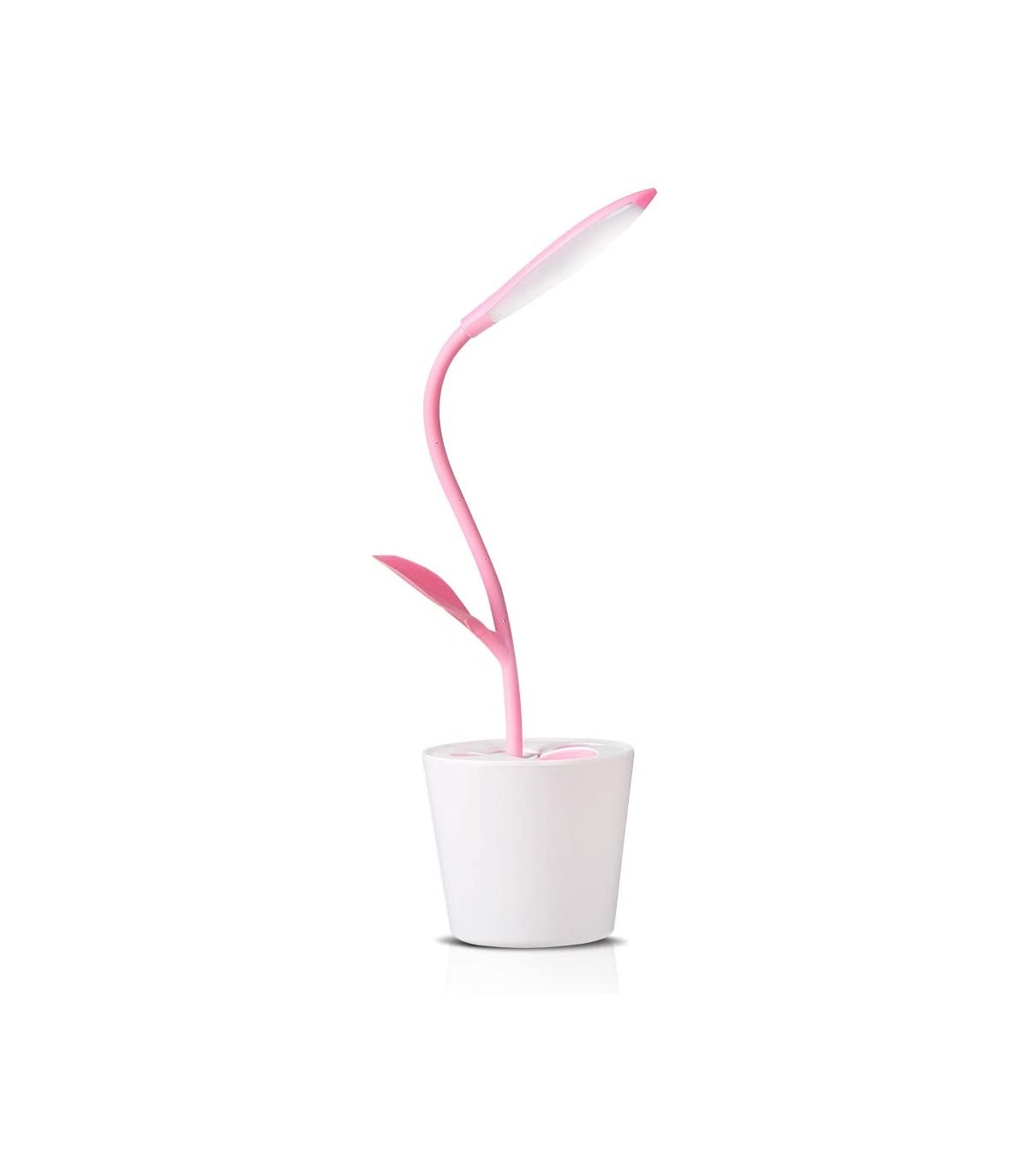 Flexo Planta 1W 100Lm 3 Niveles Rosa 6000K