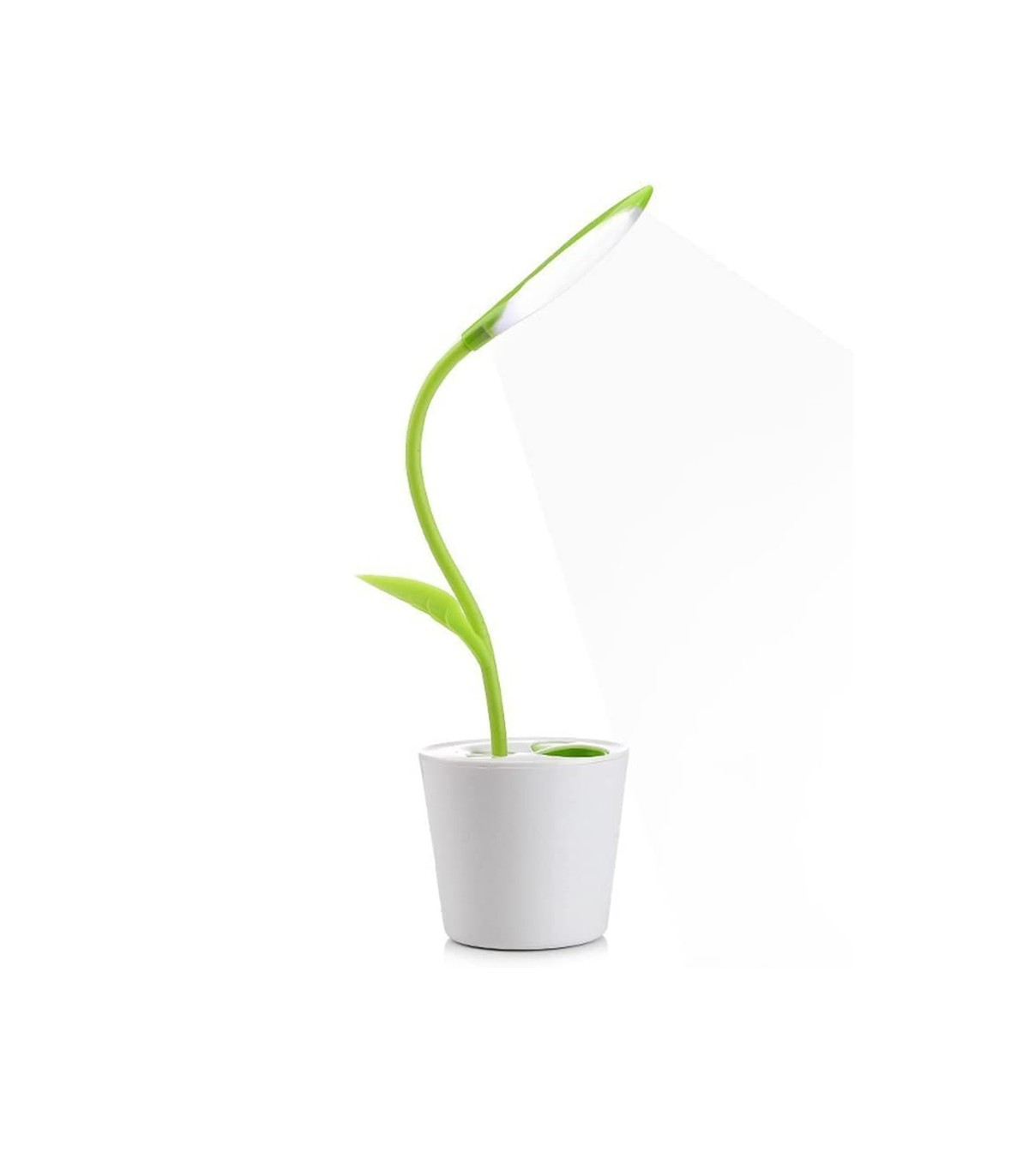 Flexo Planta 1W 100Lm 3 Niveles Verde 6000K