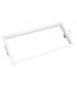Accesorio Empotrar Emergencia Extraplana Acabado Aluminio