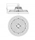 Campana UFO SERIE A Osram/Lifud 0-10V  200W 36000Lm 90º IP65