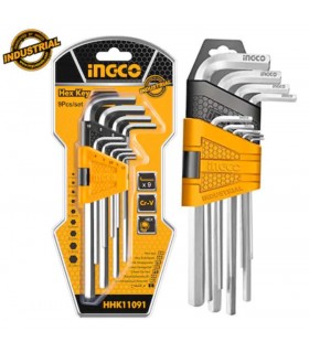 Juego Llaves Allen 1.5-10mm L180mm