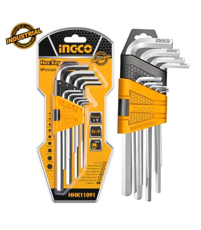 Juego Llaves Allen 1.5-10mm L180mm