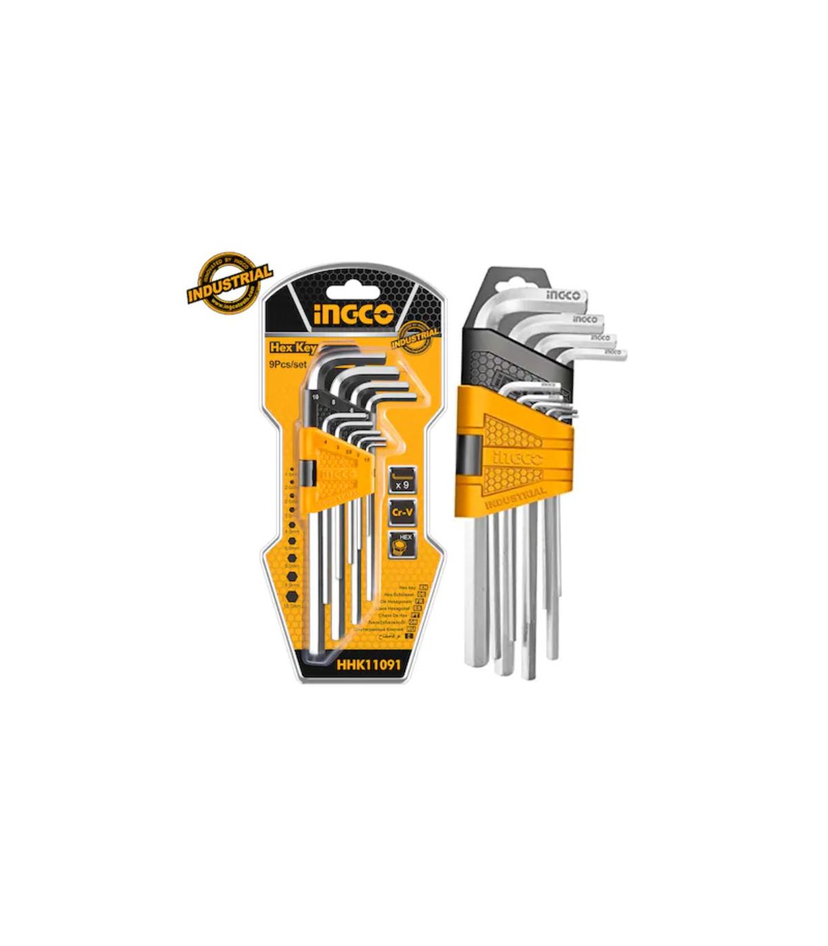 Juego Llaves Allen 1.5-10mm L180mm