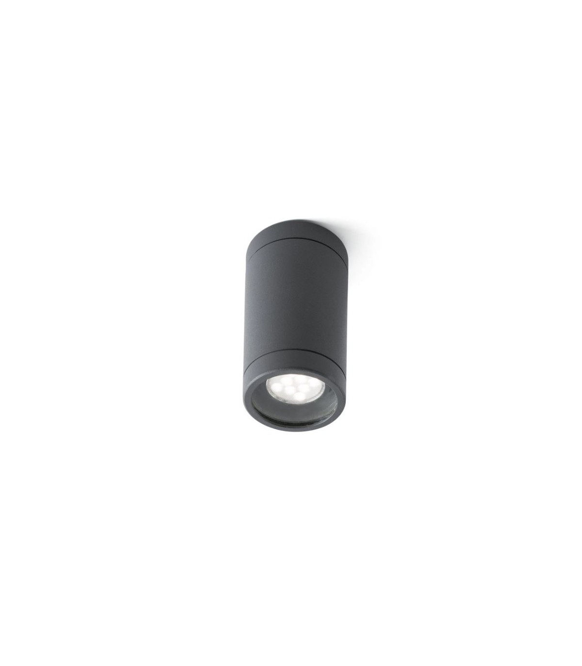 Plafón Superficie Olot Gris Oscuro GU10