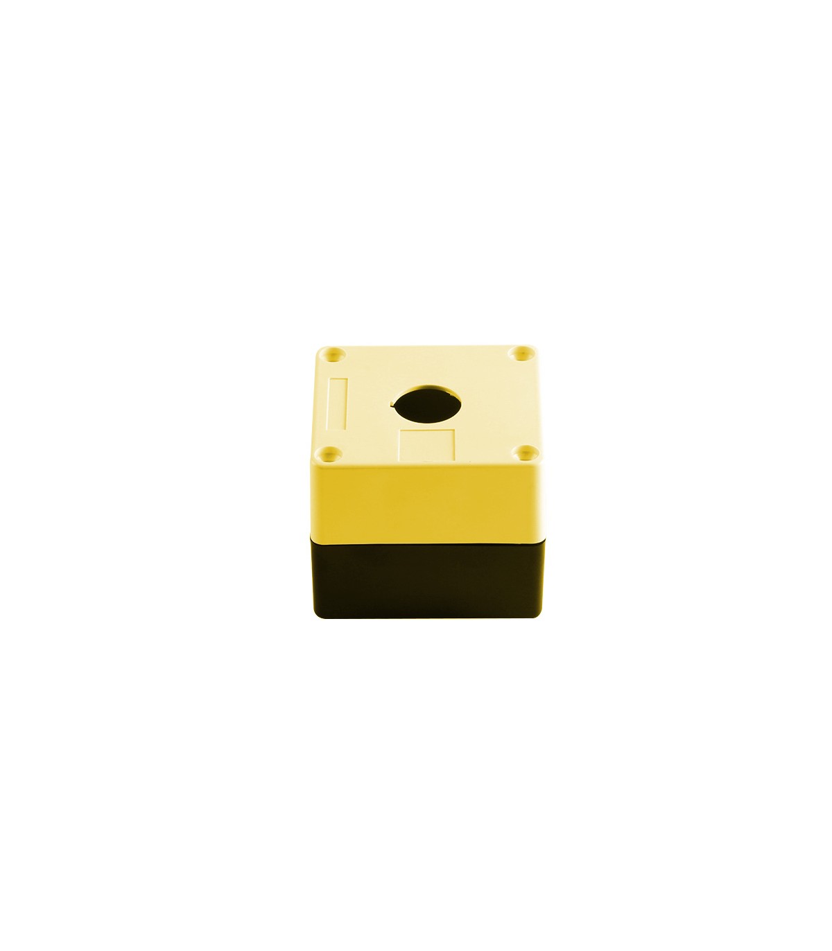 Caja Pulsador Sin Equipar IP65 Amarillo 1 Elemento