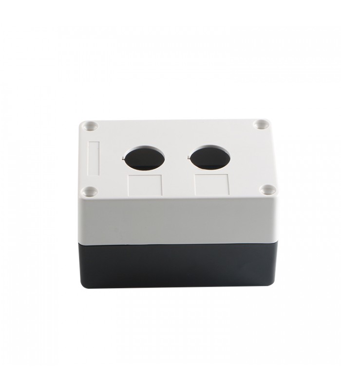 Caja Pulsador Sin Equipar IP65 Blanco 2 Elementos