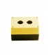 Caja Pulsador Sin Equipar IP65 Amarillo 2 Elementos