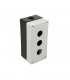 Caja Pulsador Sin Equipar IP65 Blanco 3 Elementos