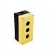 Caja Pulsador Sin Equipar IP65 Amarillo 3 Elementos