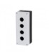 Caja Pulsador Sin Equipar IP65 Blanco 4 Elementos