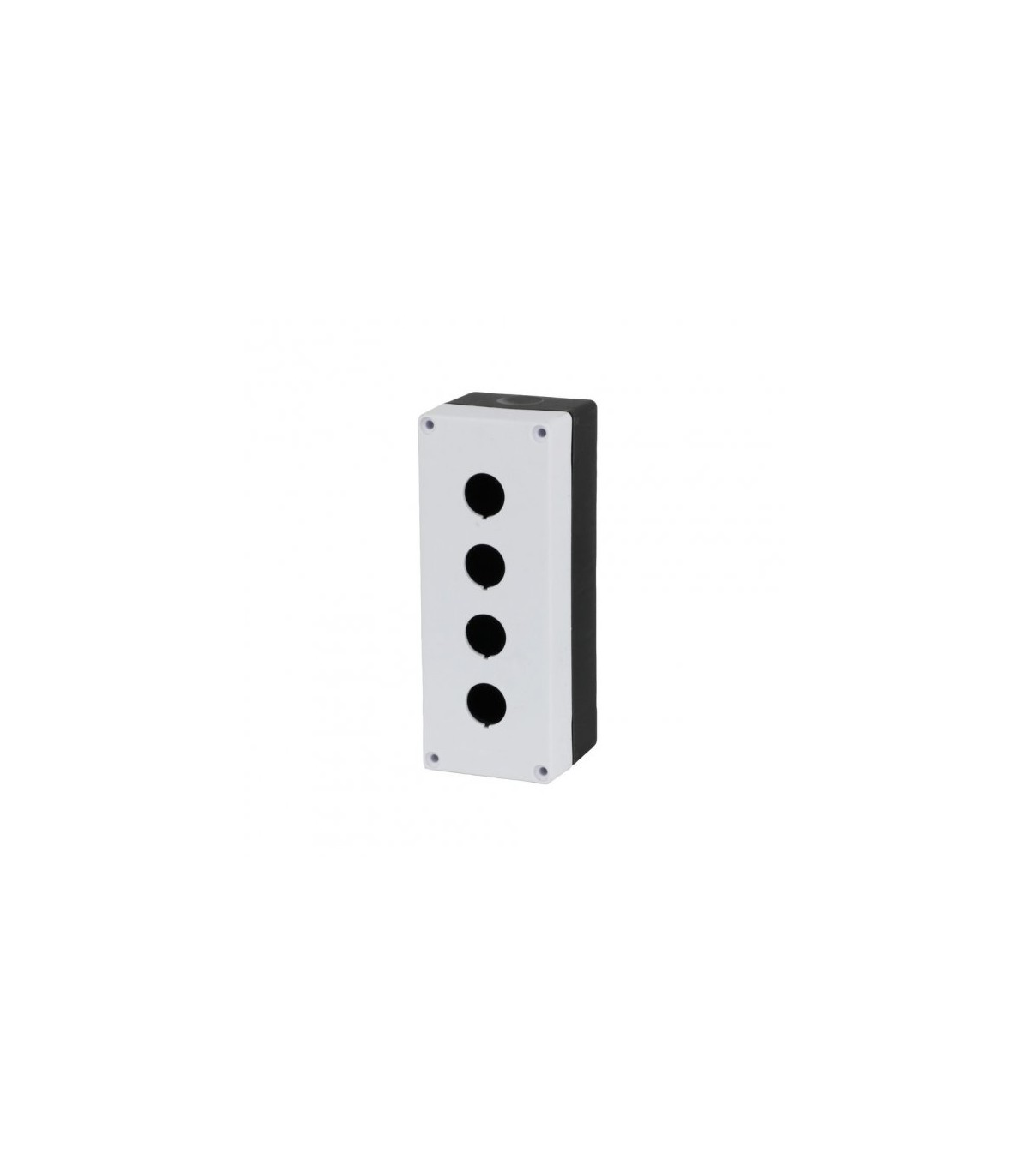 Caja Pulsador Sin Equipar IP65 Blanco 4 Elementos