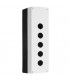 Caja Pulsador Sin Equipar IP65 Blanco 5 Elementos