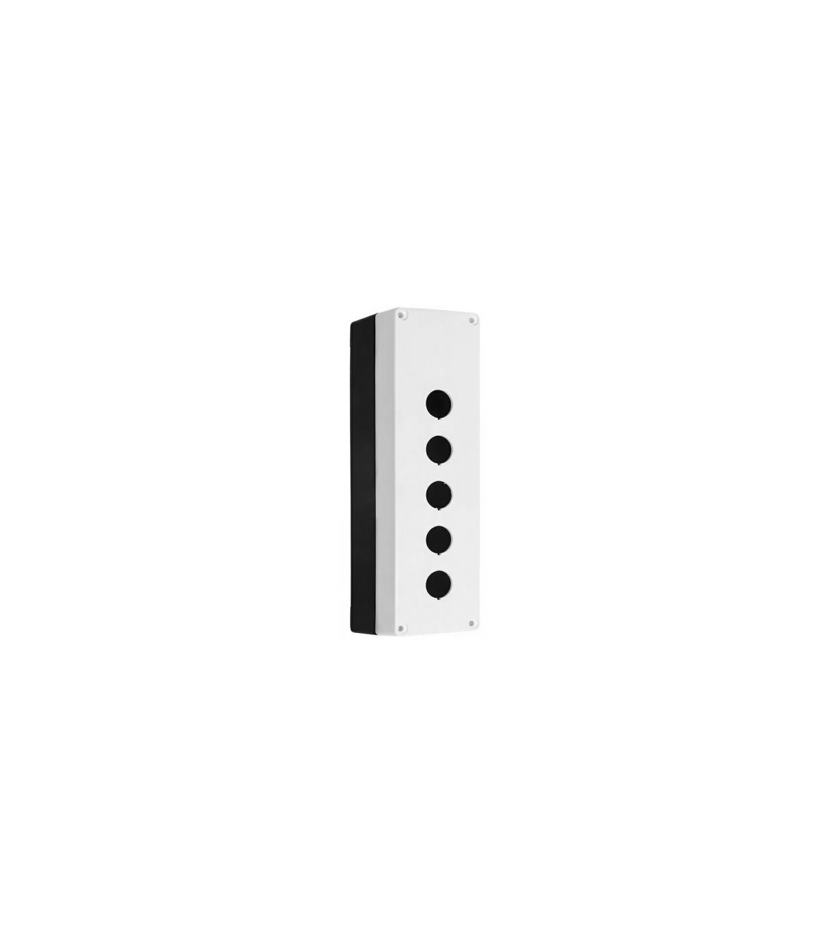 Caja Pulsador Sin Equipar IP65 Blanco 5 Elementos