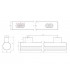 Lámpara LED Linestra 5W 450Lm 300mm 270º 3000K S14s IP42