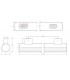 Lámpara LED Linestra 8W 750Lm 500mm 270º S14 s3000K IP42
