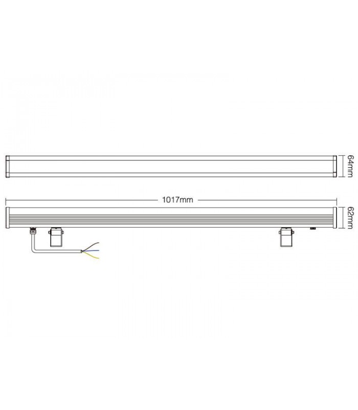 Bañador Led RF-AL 24W 1800Lm IP66 RGB+CCT