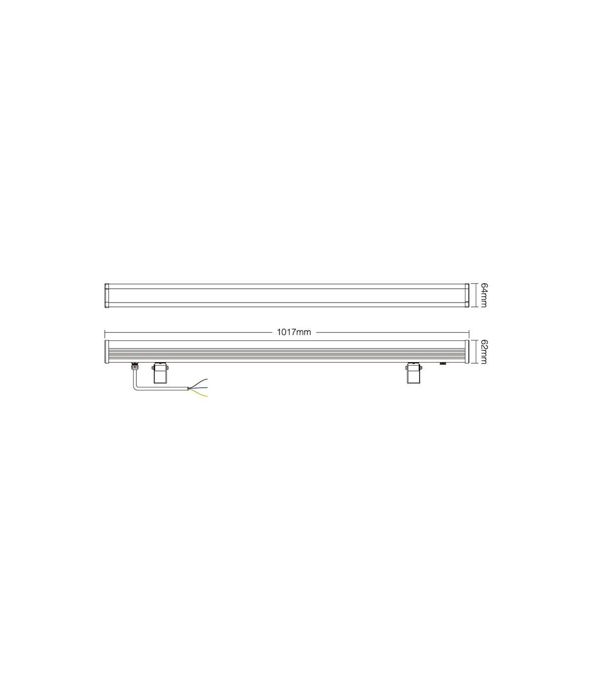 Bañador Led RF-AL 24W 1800Lm IP66 RGB+CCT