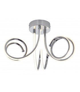 Plafón Rabius 54W 4860Lm Cromo 4000K