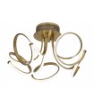 Plafón Primavera 90W 8100Lm Bronce 4000K