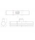 Lámpara LED Linestra 5W 450Lm 300mm 270º S14d 3000K IP42