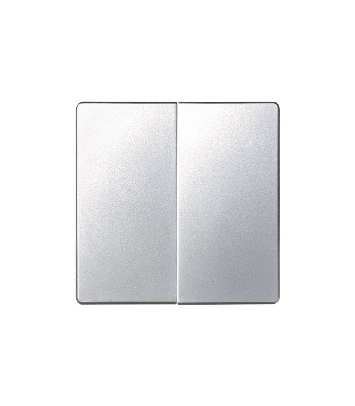 Tecla Doble Aluminio Simon 82