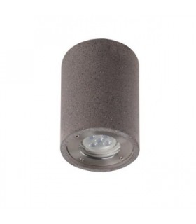 Aplique Exterior Techo Levi Gris GU10