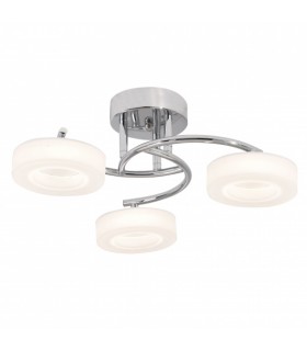Plafón Tokio 36W 2880Lm Cromo 4000k
